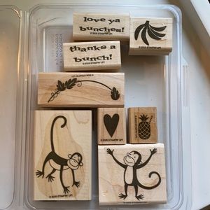STAMPIN’ UP! Monkey Business 8 piece stamp set